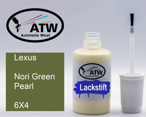 Lexus, Nori Green Pearl, 6X4: 20ml Lackstift, von ATW Autoteile West.